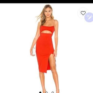Brandnew Trista Cut Out Dress in Poppy
